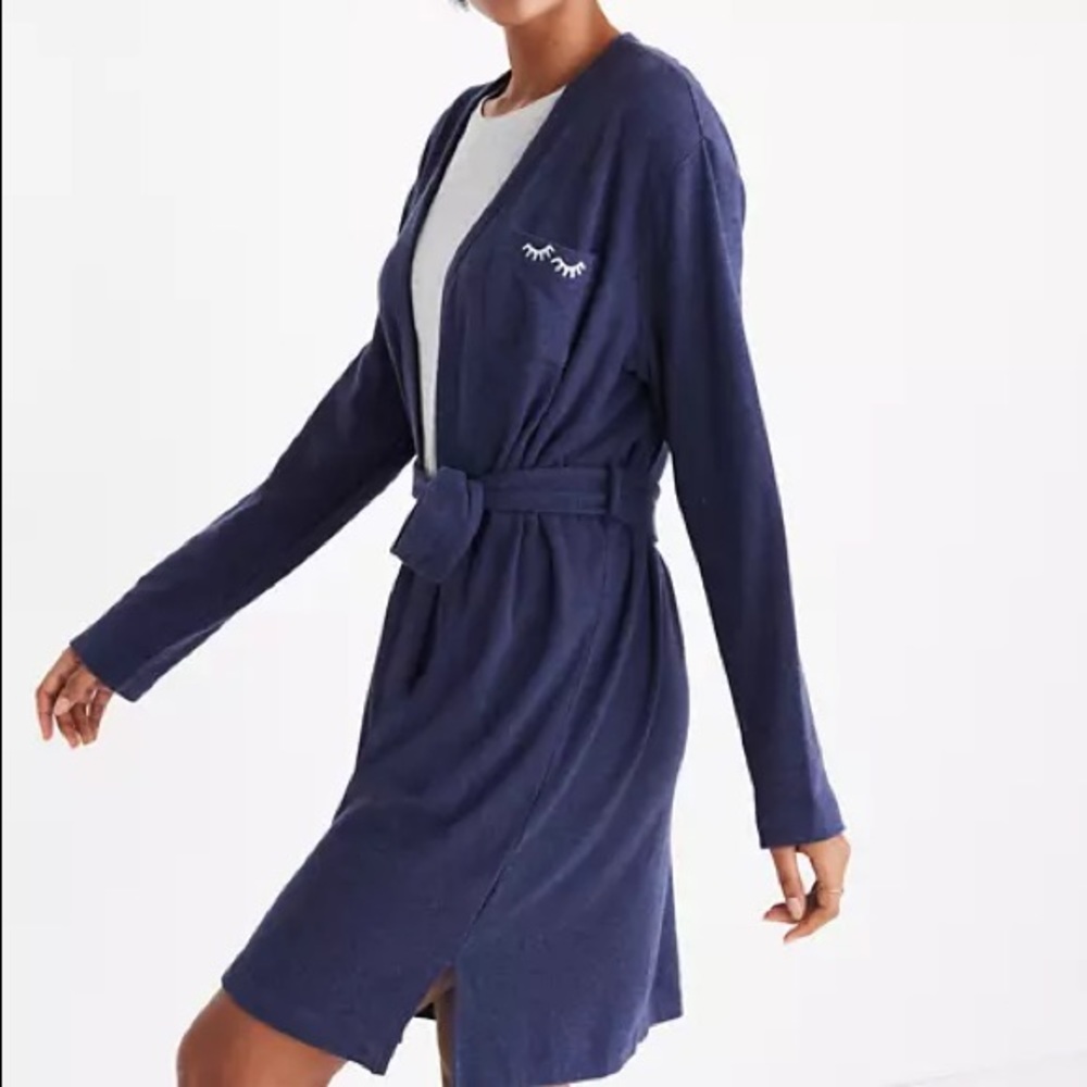 Madewell embroidered robe